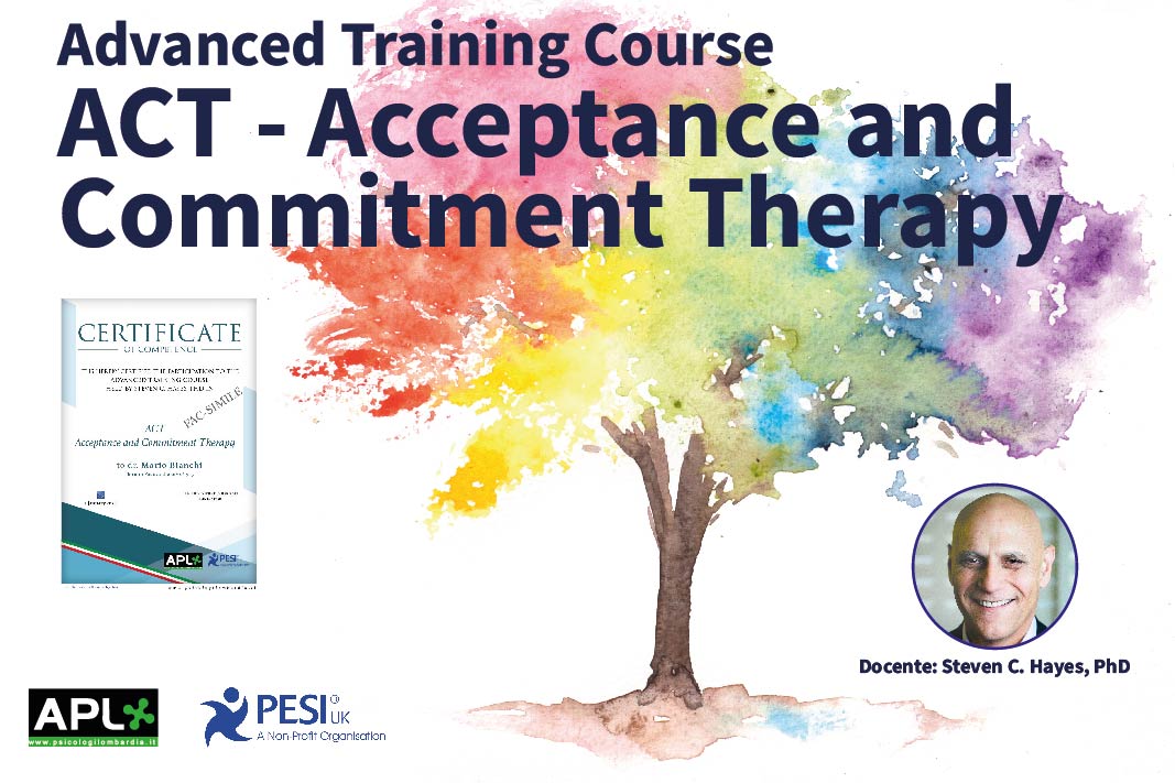 ACT - Acceptance and Commitment Therapy. Docente: Steven C. Hayes